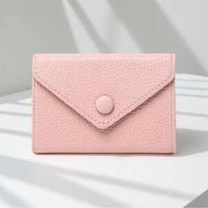 Women’s Minimalist Pink Card Wallet